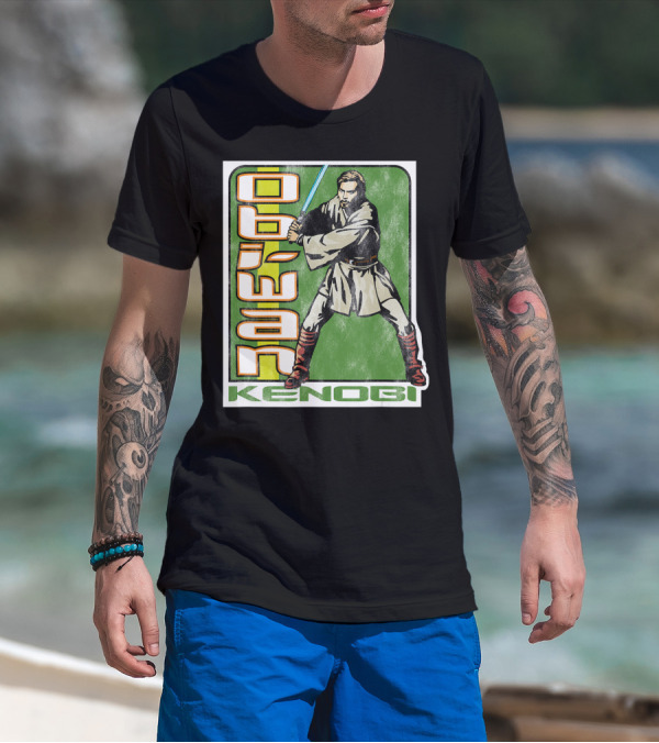 Obi Wan Kenobi Star Wars Attack Of The Clones T-Shirt