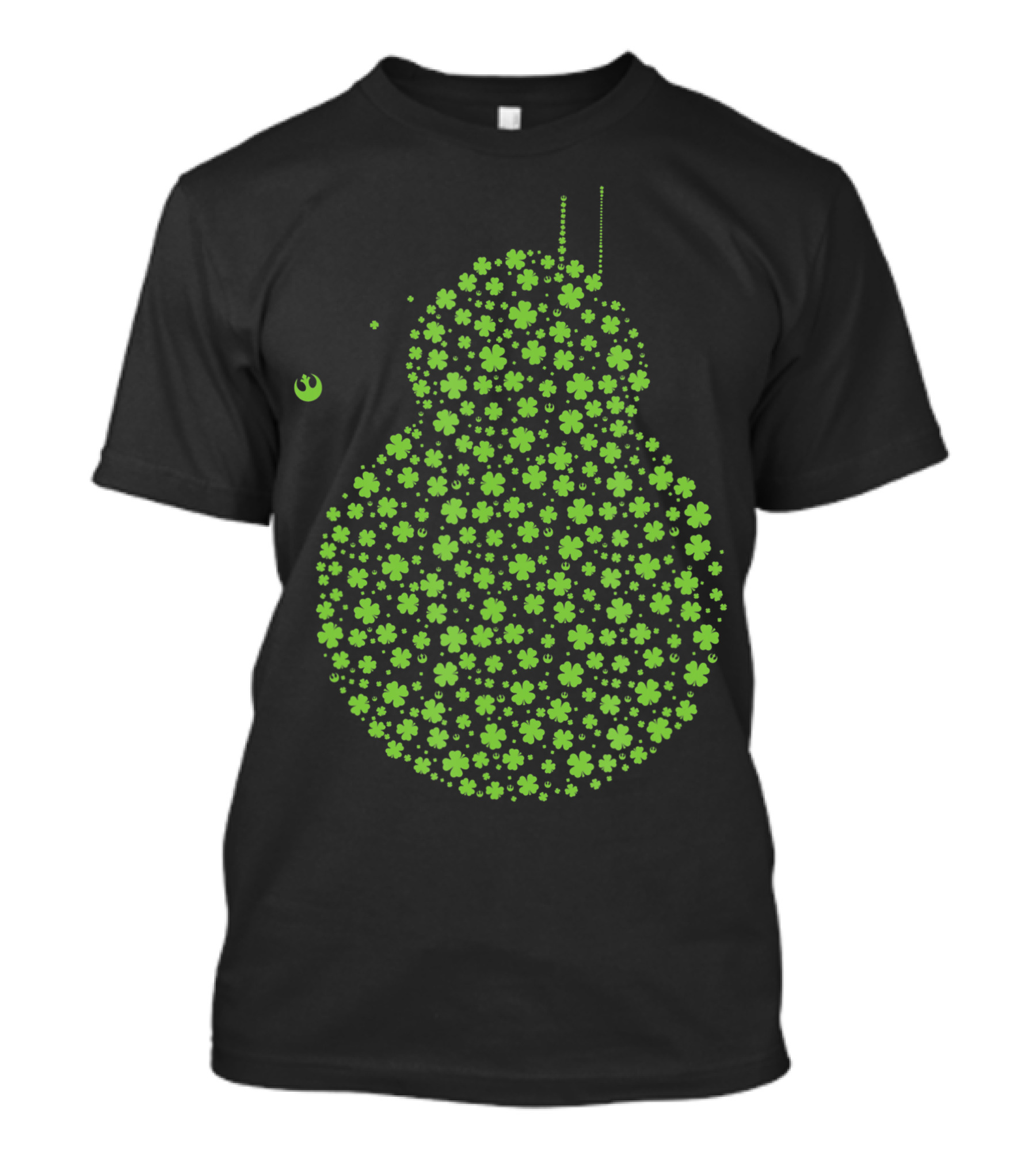 Star Wars BB-8 Shamrock Pattern In Green T-Shirt