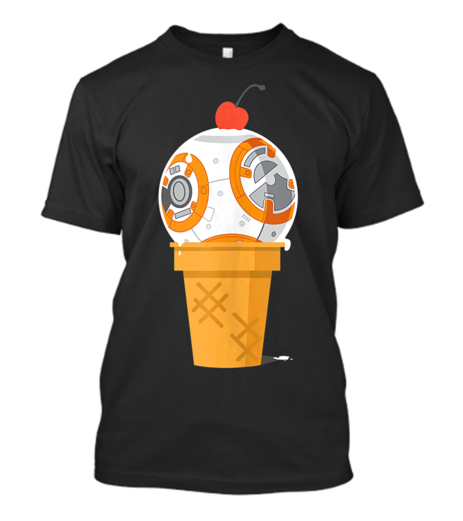 Star Wars BB-8 Ice Cream Cone With Cherry On Top T-Shirt