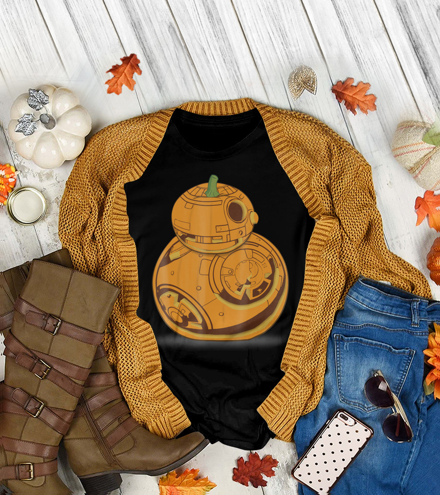 Star Wars BB-8 Pumpkin Carving Halloween Droid T-Shirt