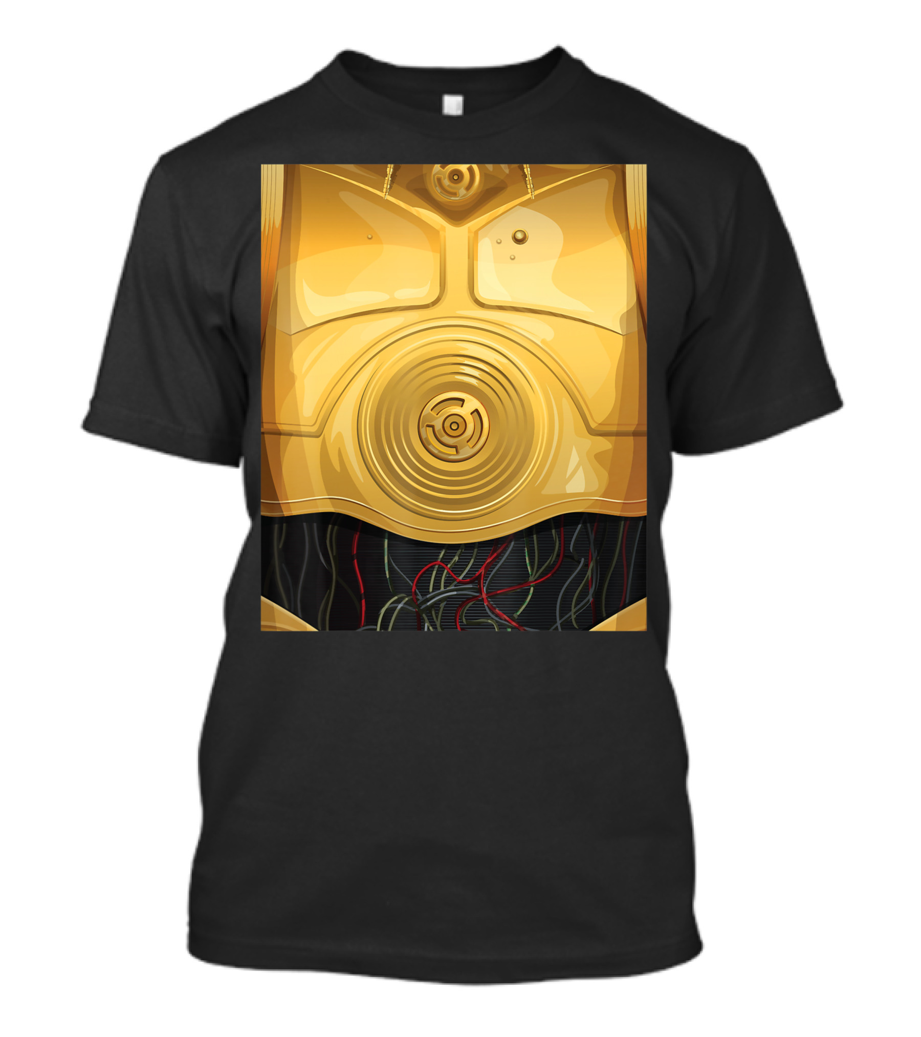 Star Wars C-3PO Droid Chestplate T-Shirt