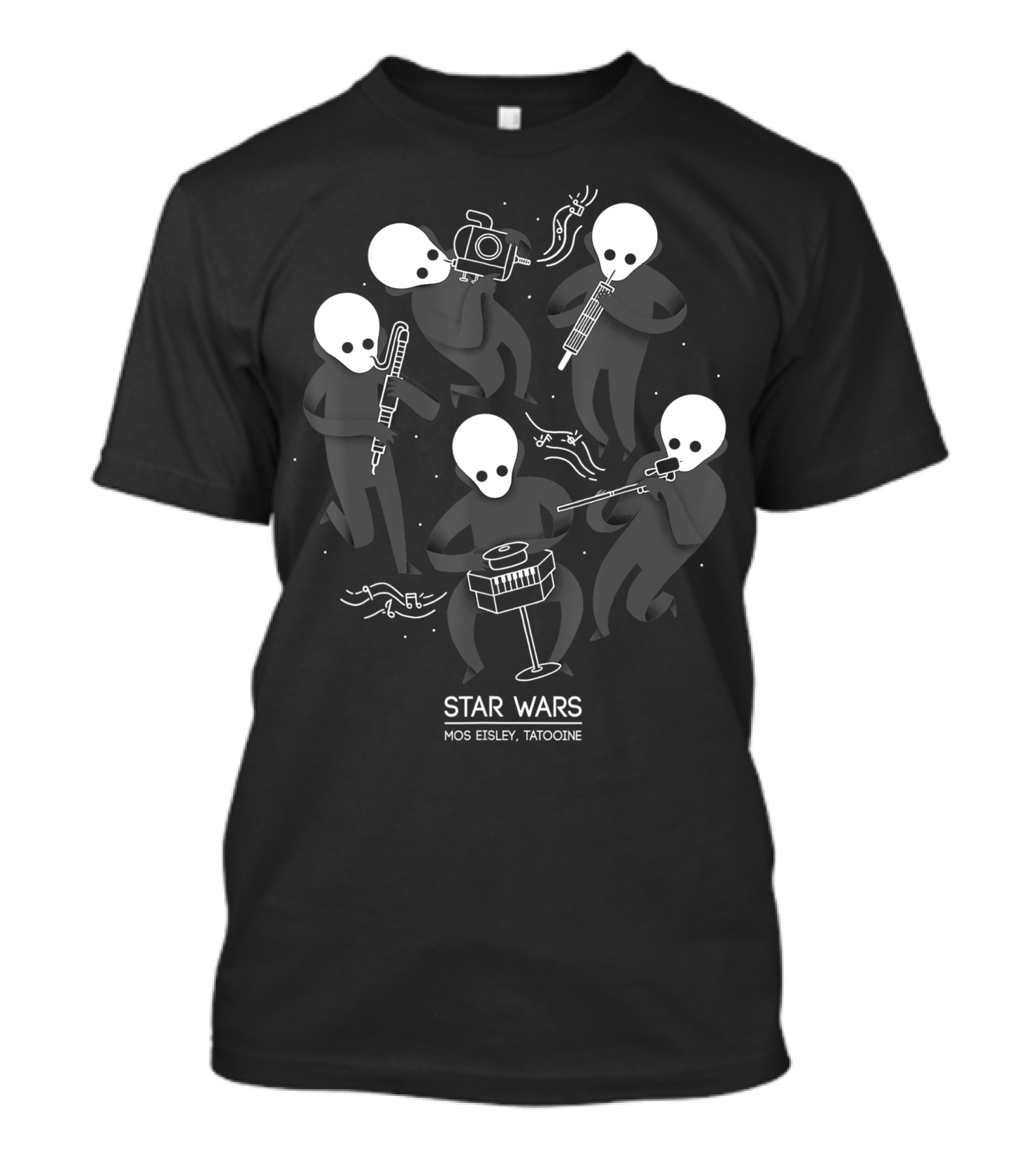 Star Wars Mos Eisley Tatooine Cantina Band Jam T-Shirt