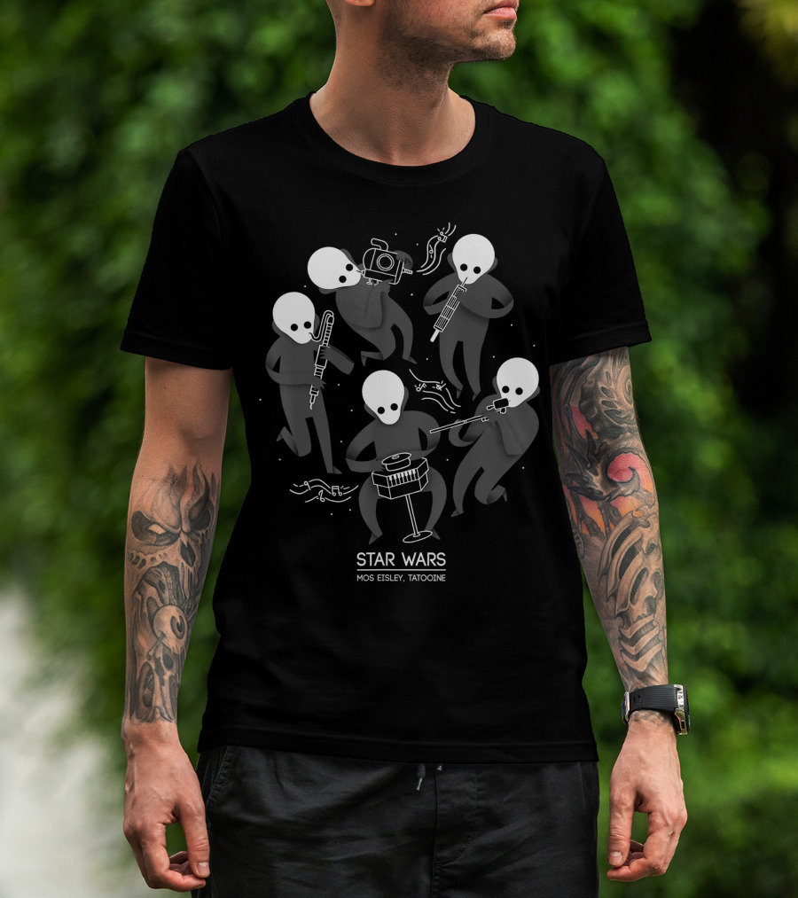 Star Wars Mos Eisley Tatooine Cantina Band Jam T-Shirt