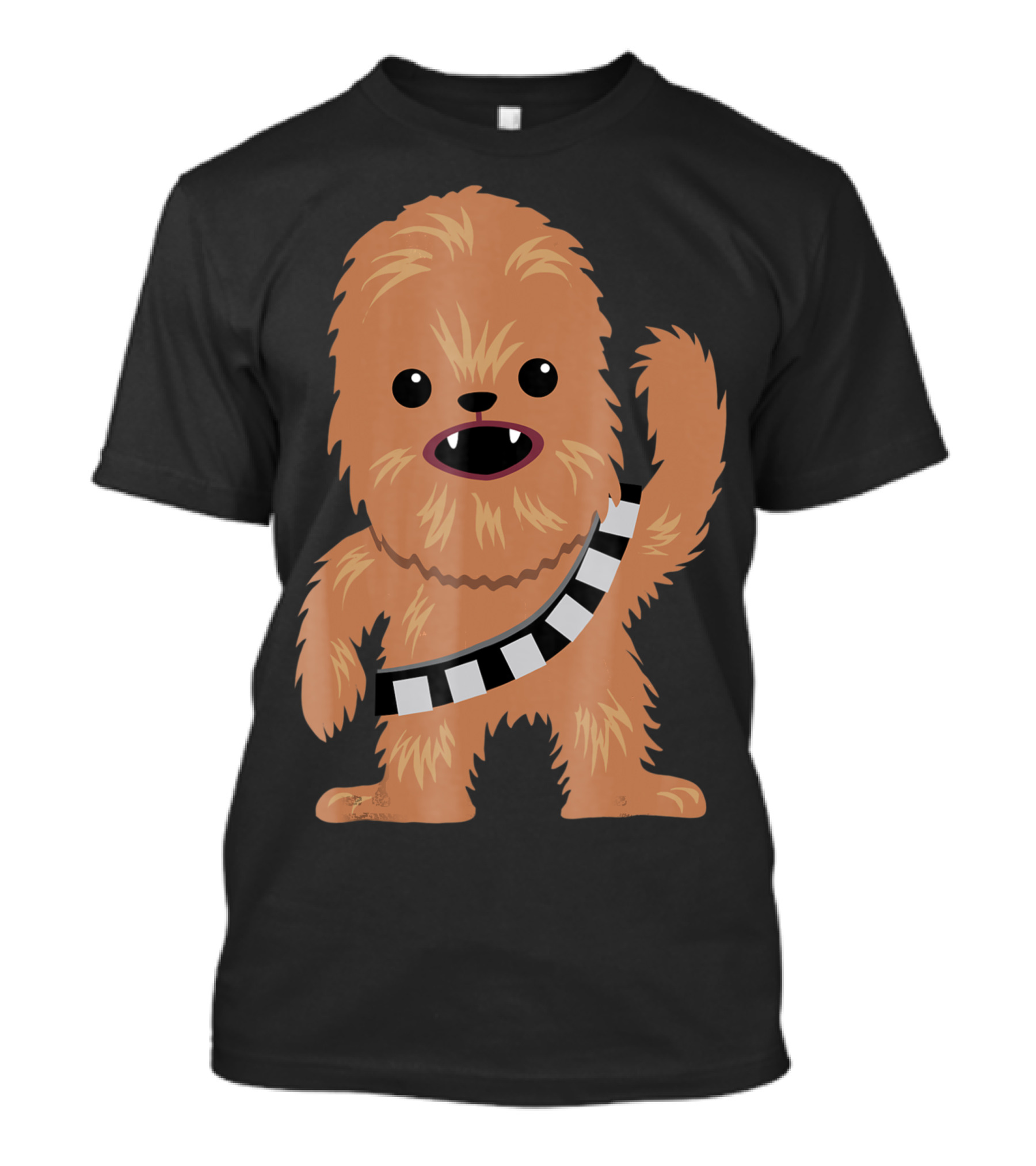 Star Wars Chewbacca Cartoon Cute Chewie Character T-Shirt