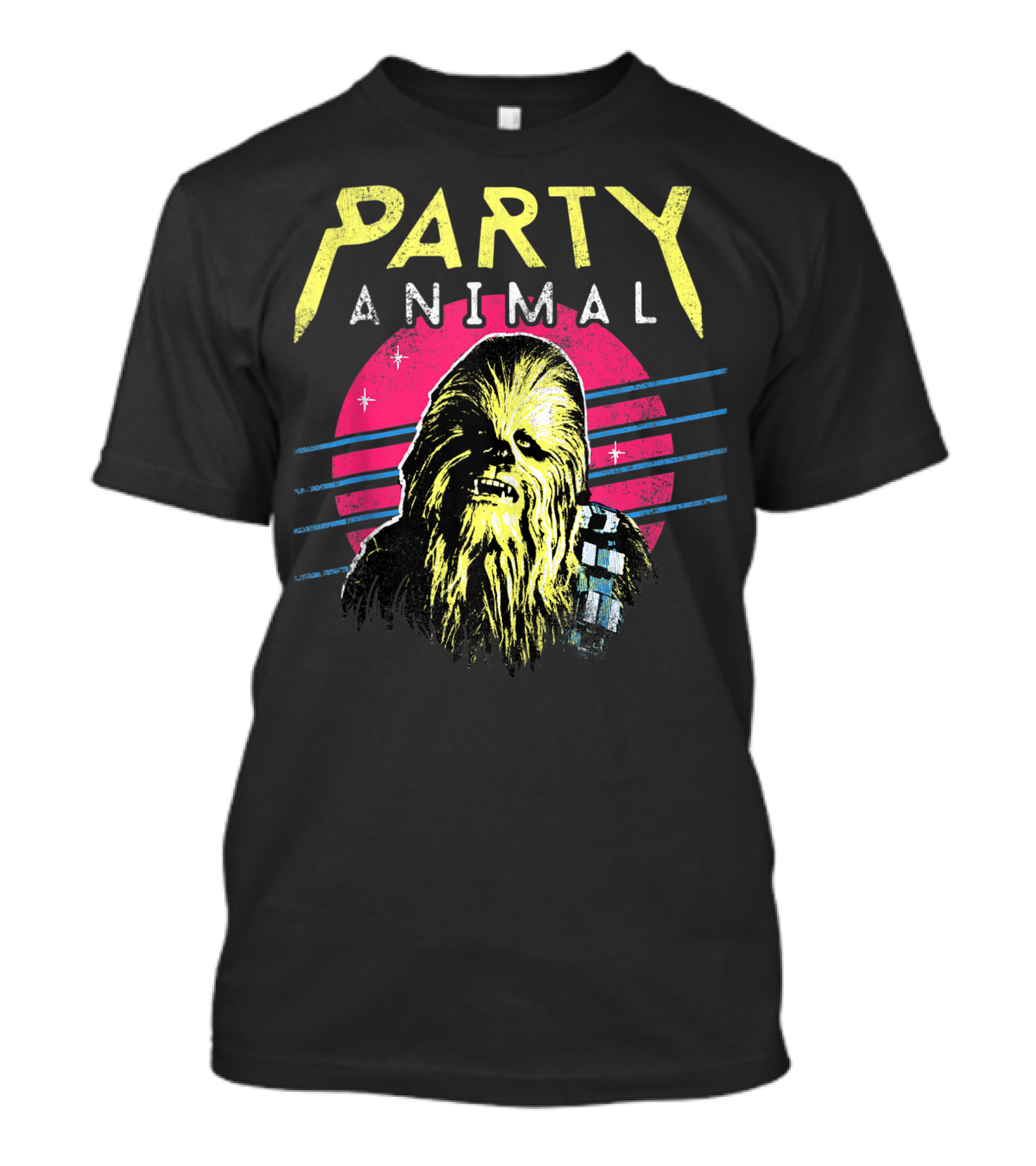 Party Animal Star Wars Chewbacca Neon T-Shirt