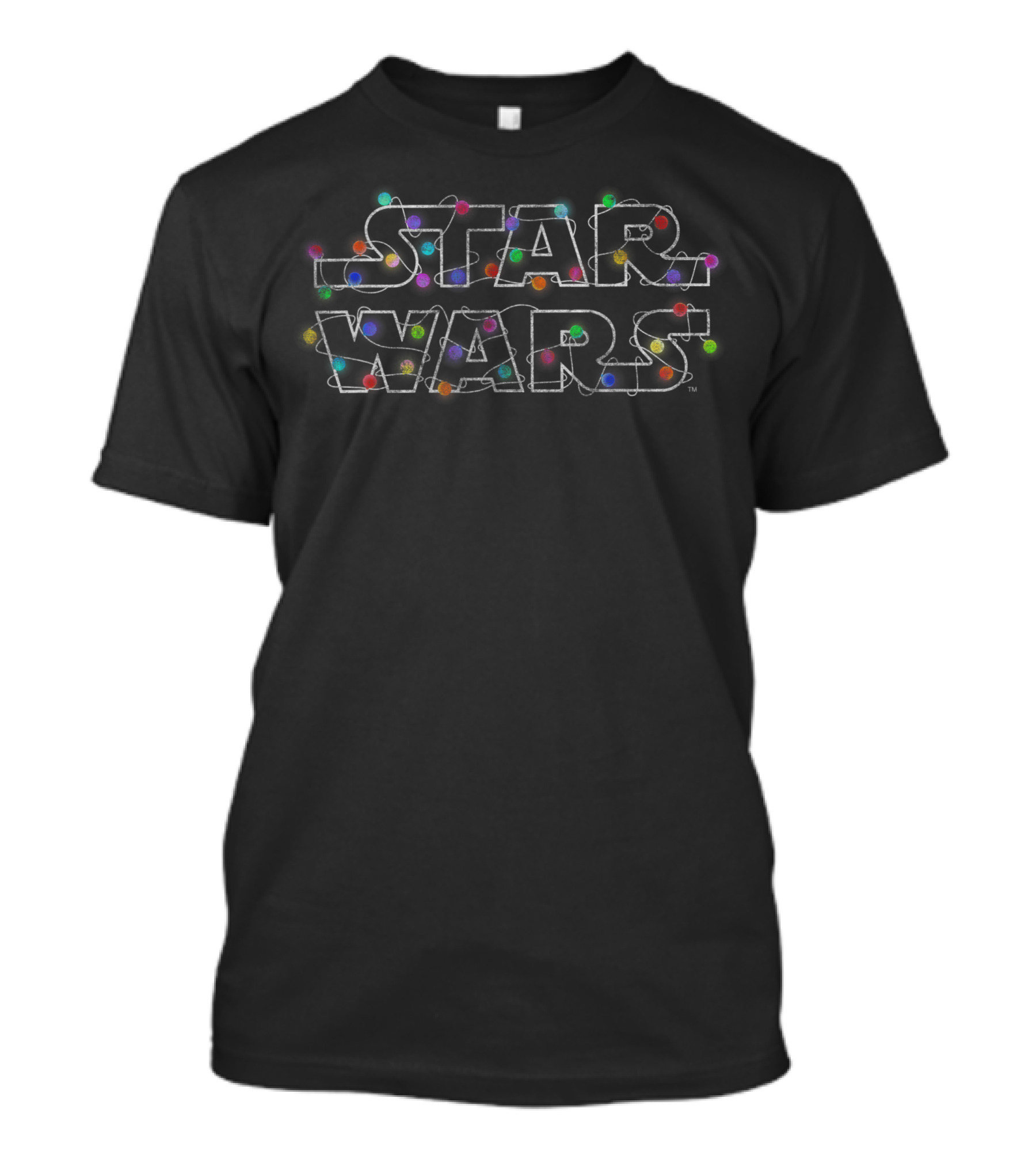 Star Wars Christmas Lights Holiday Display T-Shirt