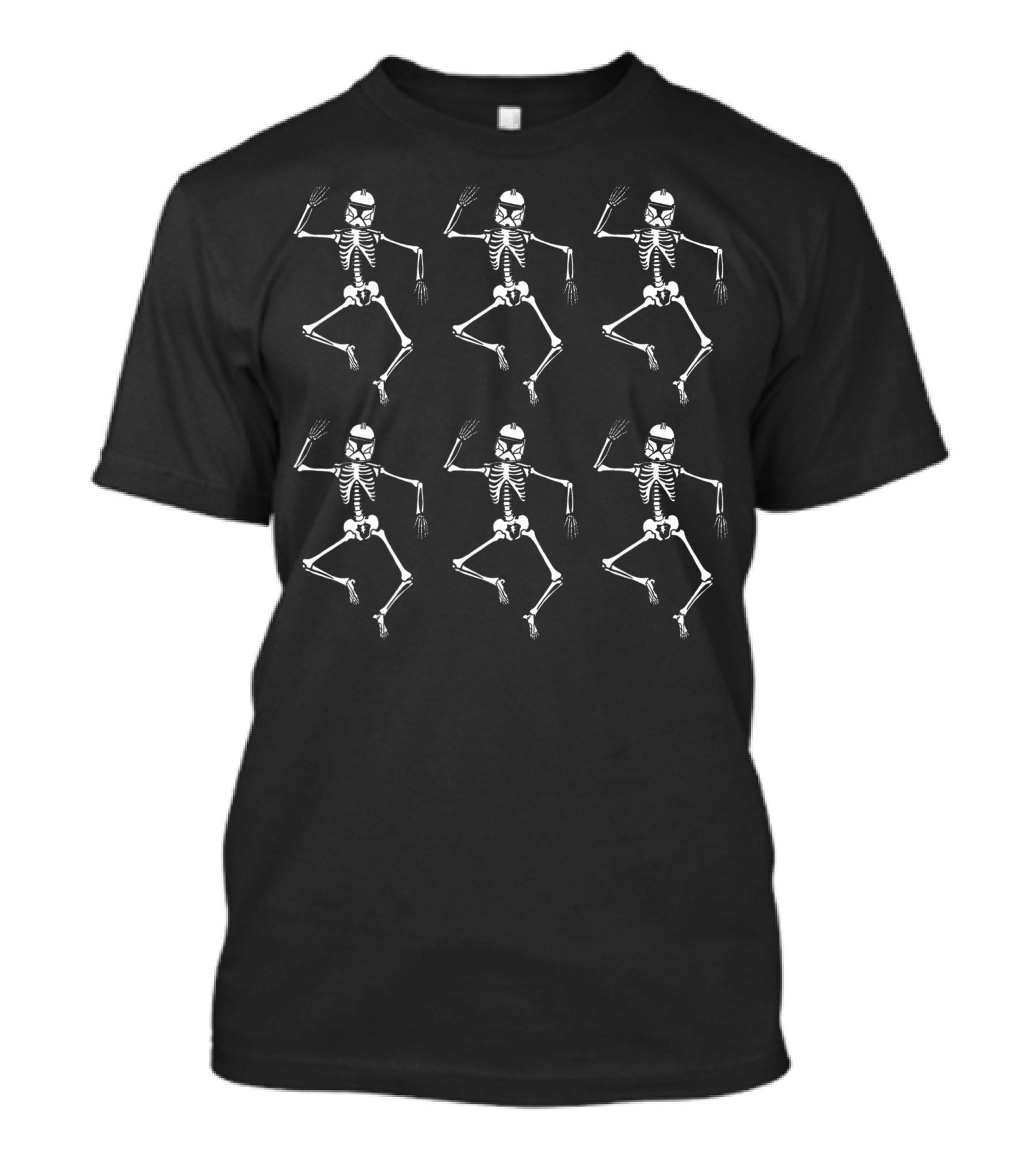 Star Wars Clone Trooper Skeleton Dance Halloween T-Shirt