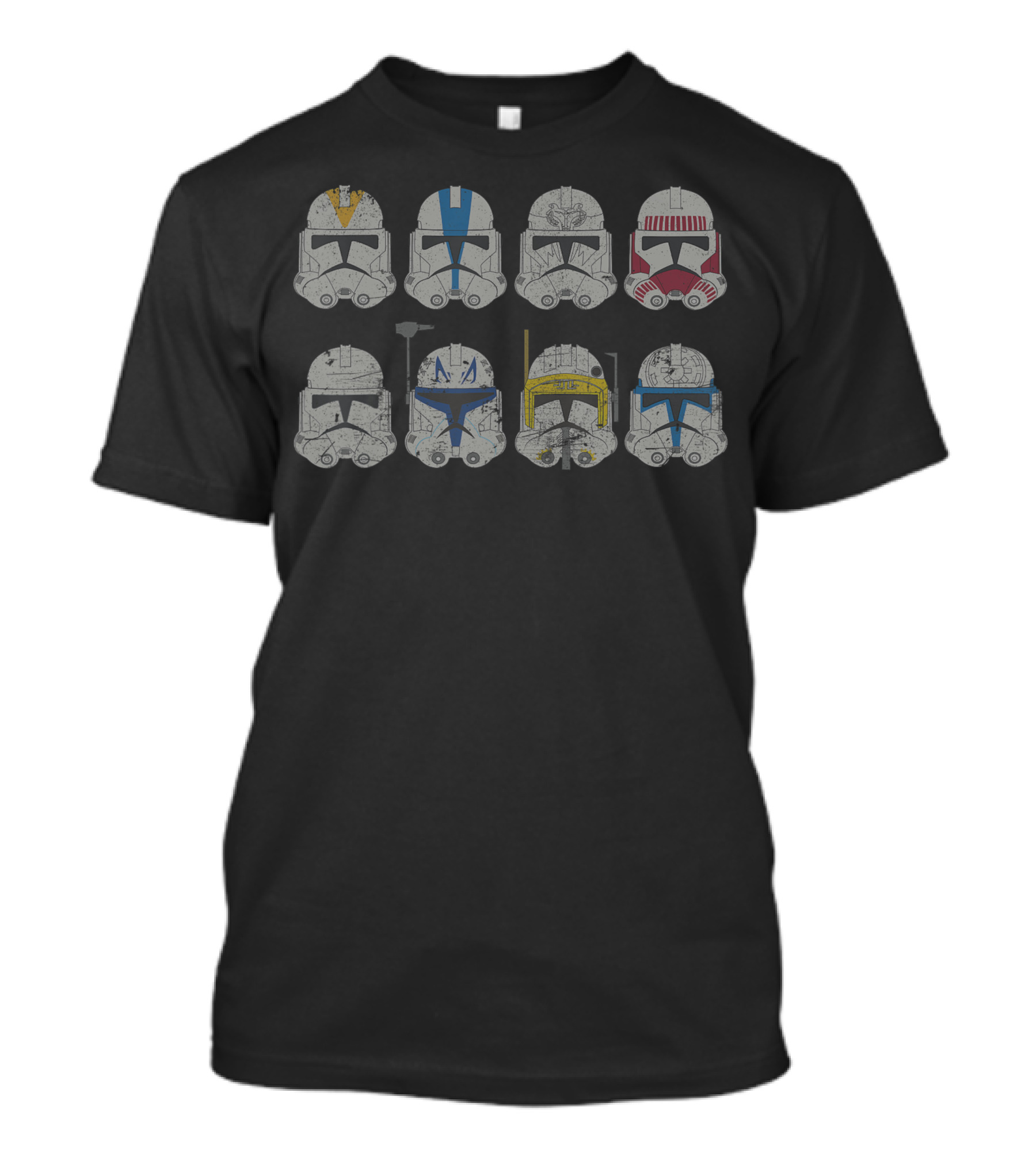 Star Wars Clone Wars Clone Troopers Helmets Collection T-Shirt