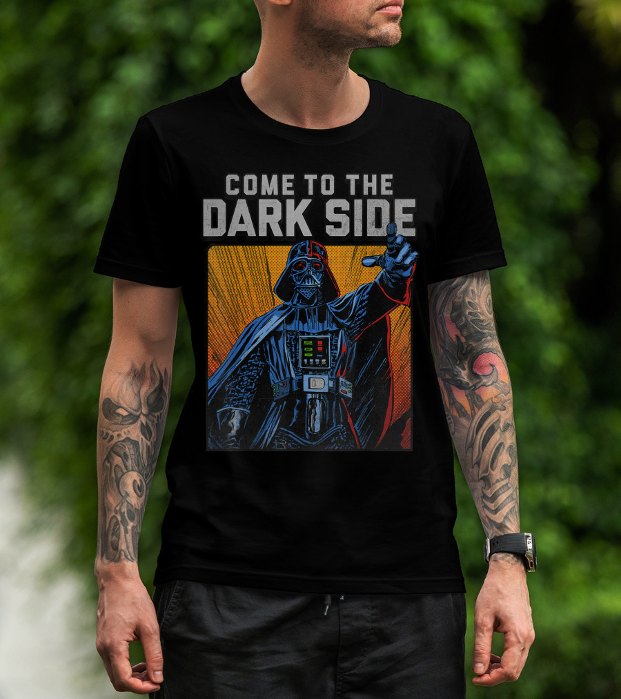 Star Wars Darth Vader Come To The Dark Side Iconic Invitation T-Shirt