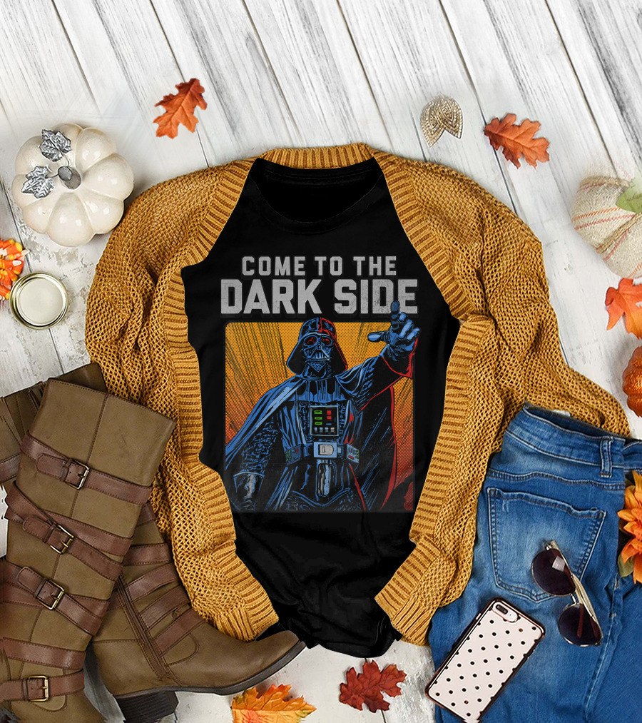 Star Wars Darth Vader Come To The Dark Side Iconic Invitation T-Shirt