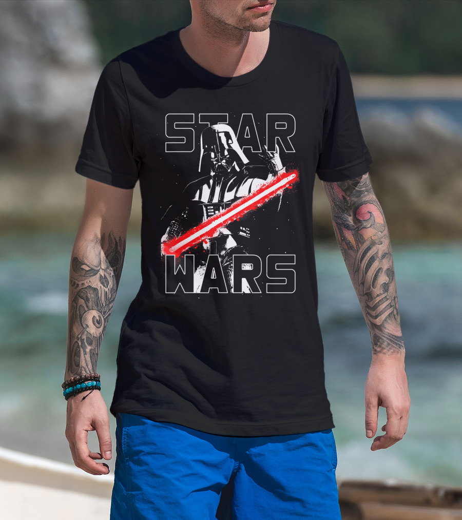 Star Wars Darth Vader Lightsaber Gesture Iconic T-Shirt