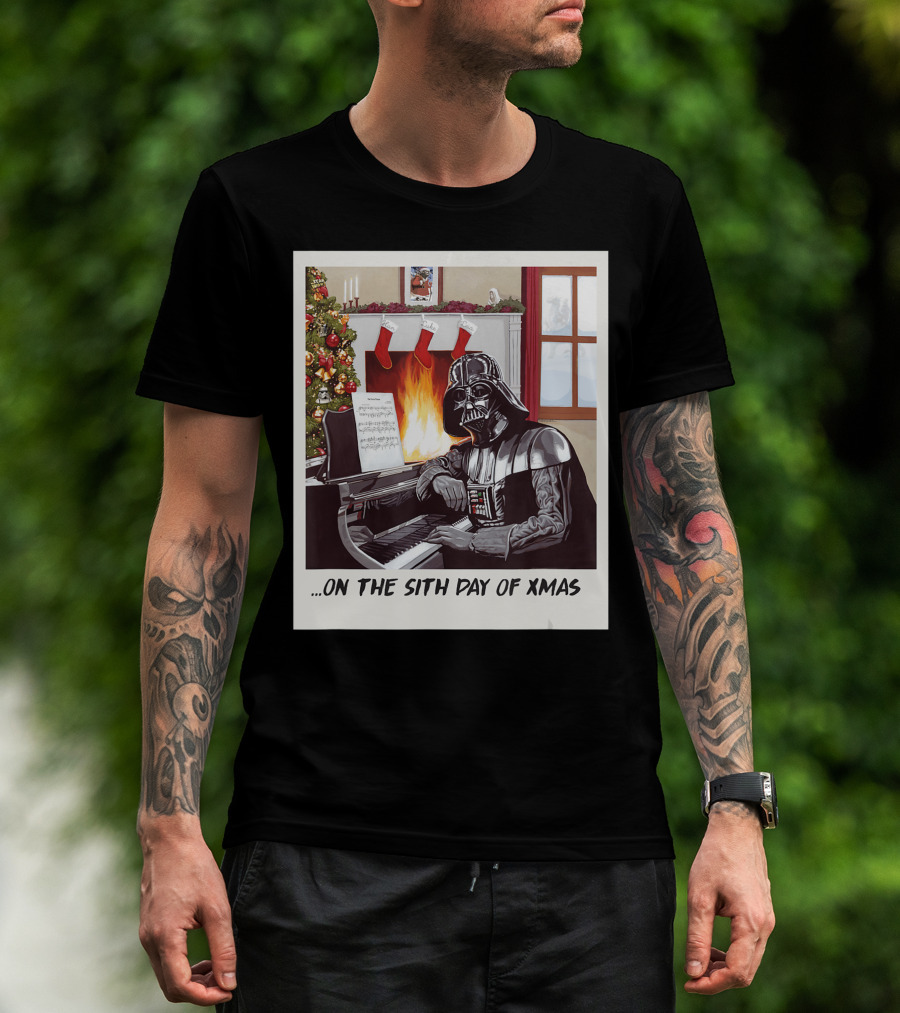 Star Wars Darth Vader On The Sith Day Of Xmas Holiday T-Shirt