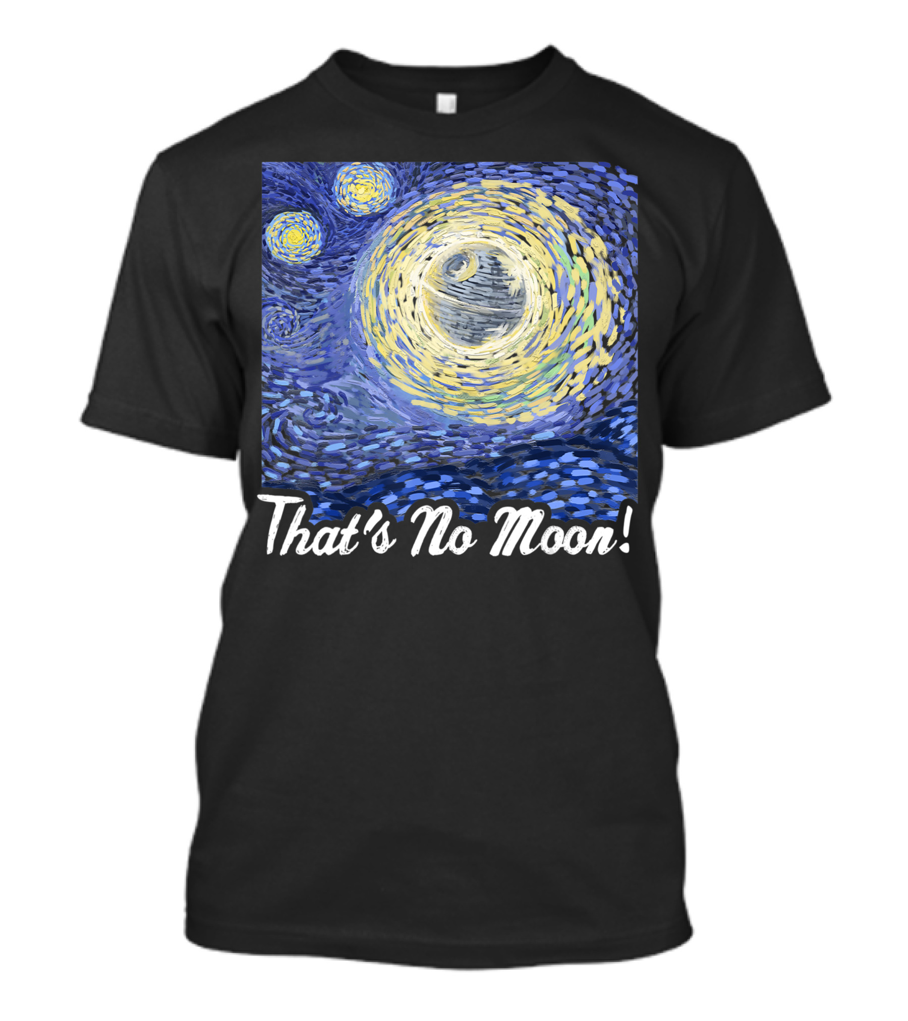 Star Wars Death Starry Night That's No Moon Van Gogh T-Shirt