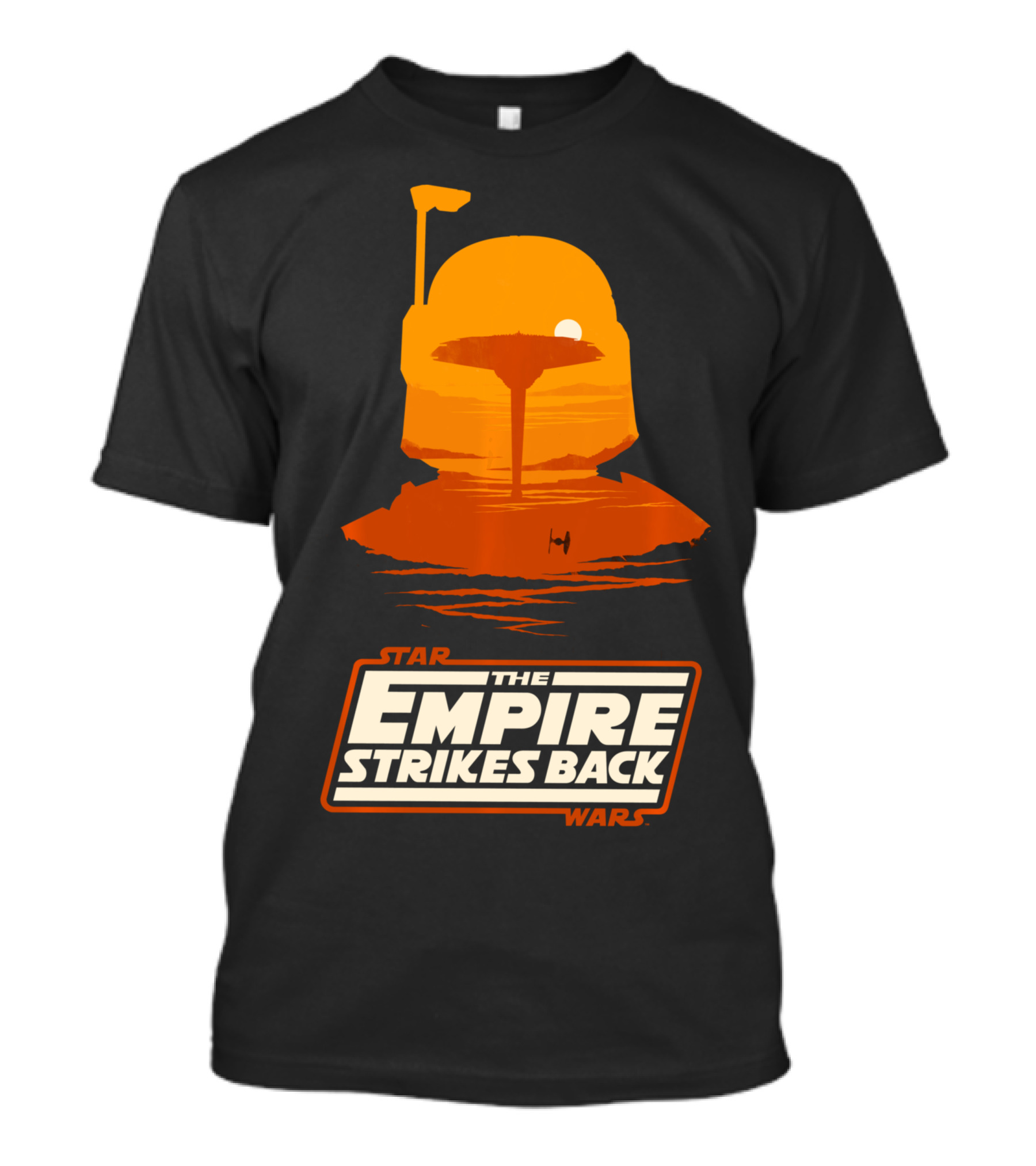 Star Wars The Empire Strikes Back Cloud City Boba Fett Iconic Scene T-Shirt