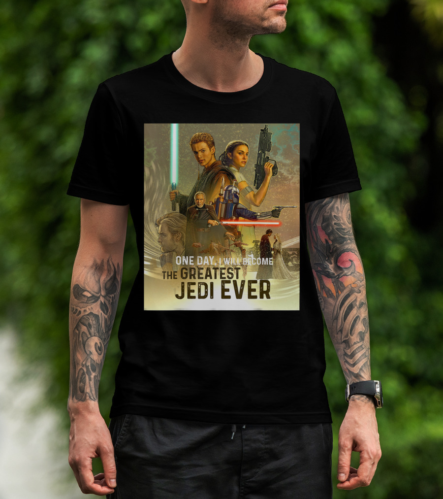 Star Wars Celebration Attack Of The Clones One Day I Will Become The Greatest Jedi Ever T-Shirt