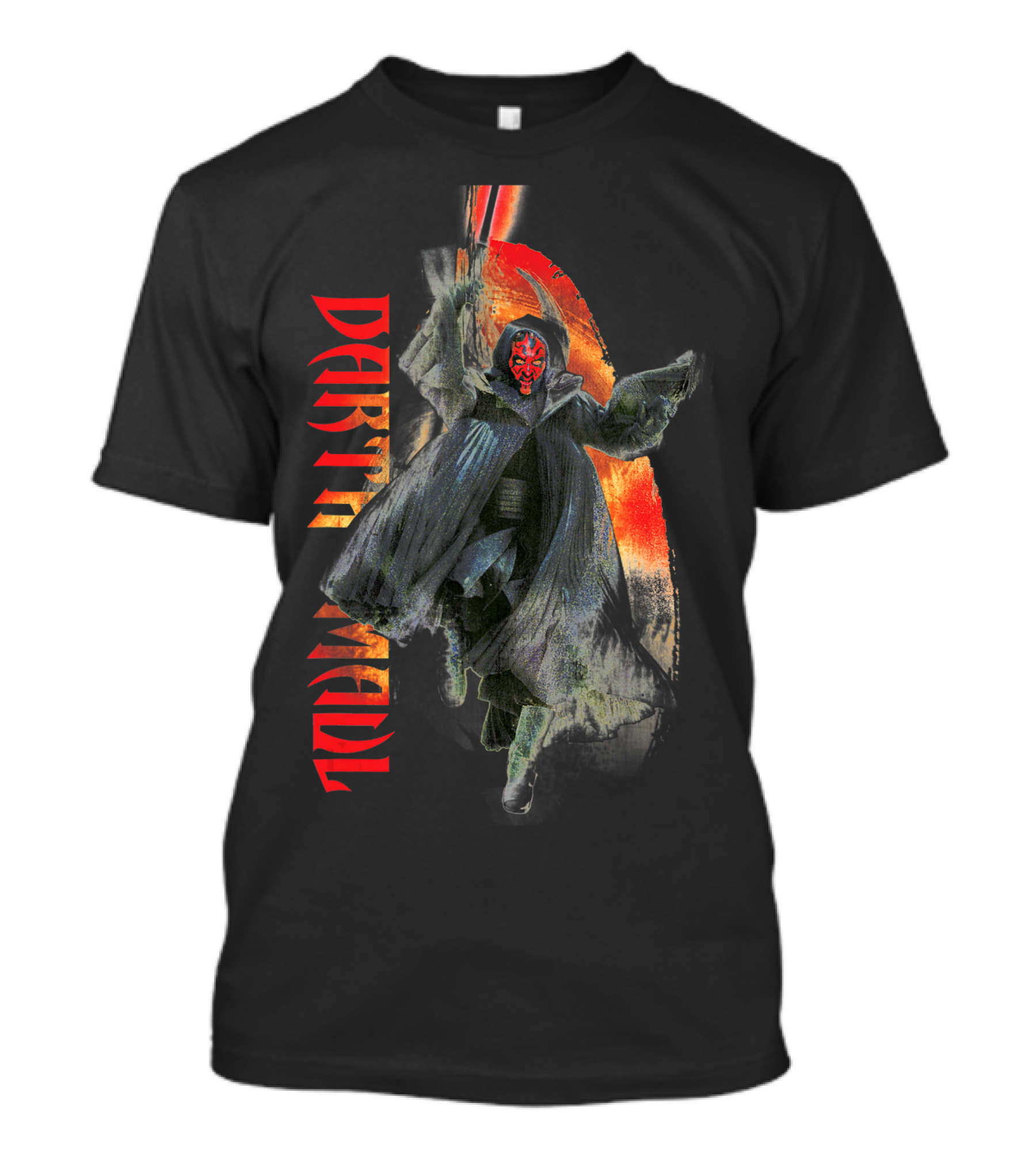 Darth Maul Dynamic Combat Stance Star Wars T-Shirt