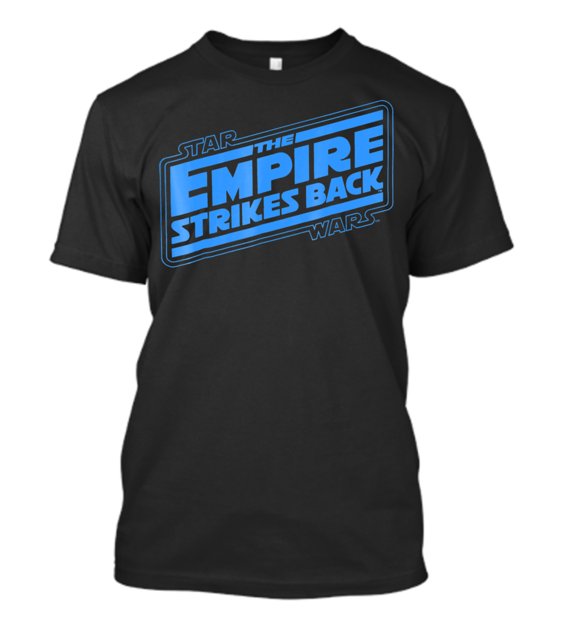 Star Wars The Empire Strikes Back Logo Blue T-Shirt