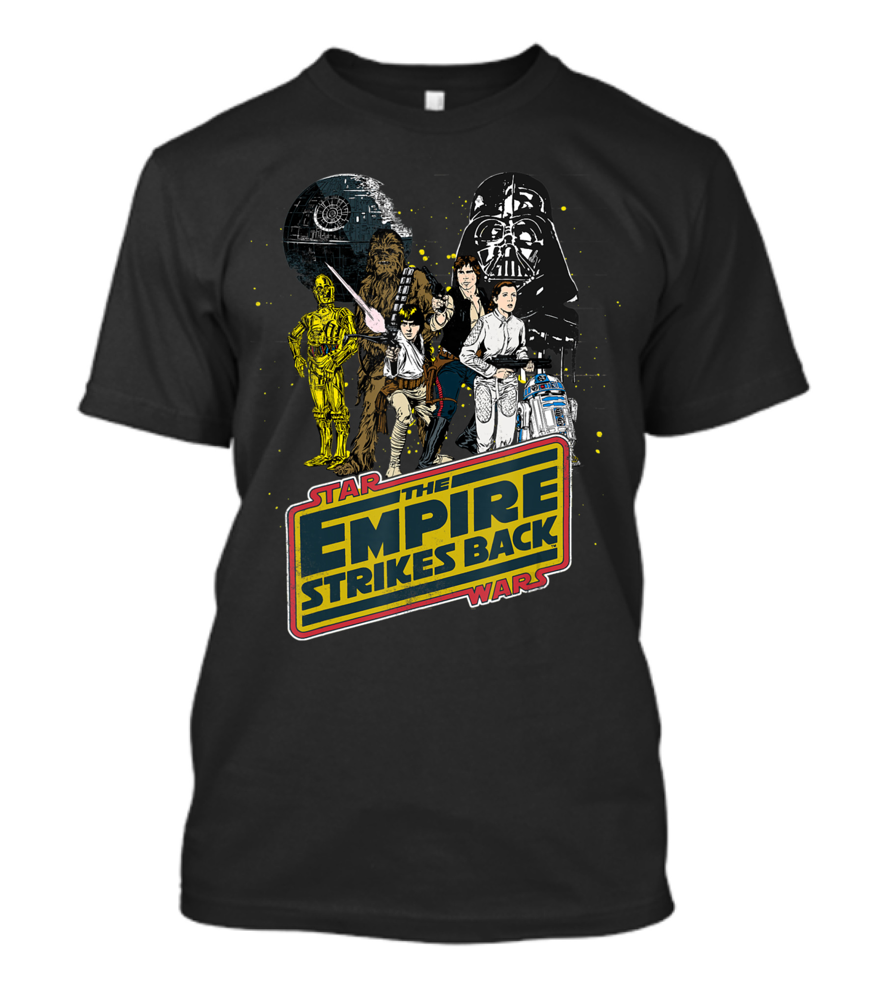 Star Wars The Empire Strikes Back Darth Vader And Rebel Heroes Comic T-Shirt