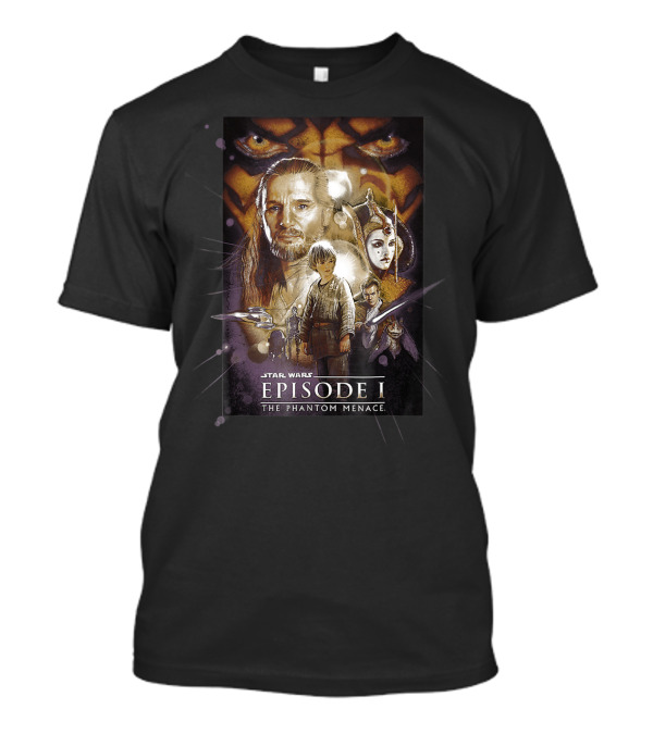 Star Wars Episode I The Phantom Menace Dark Side Faces And Heroes T-Shirt