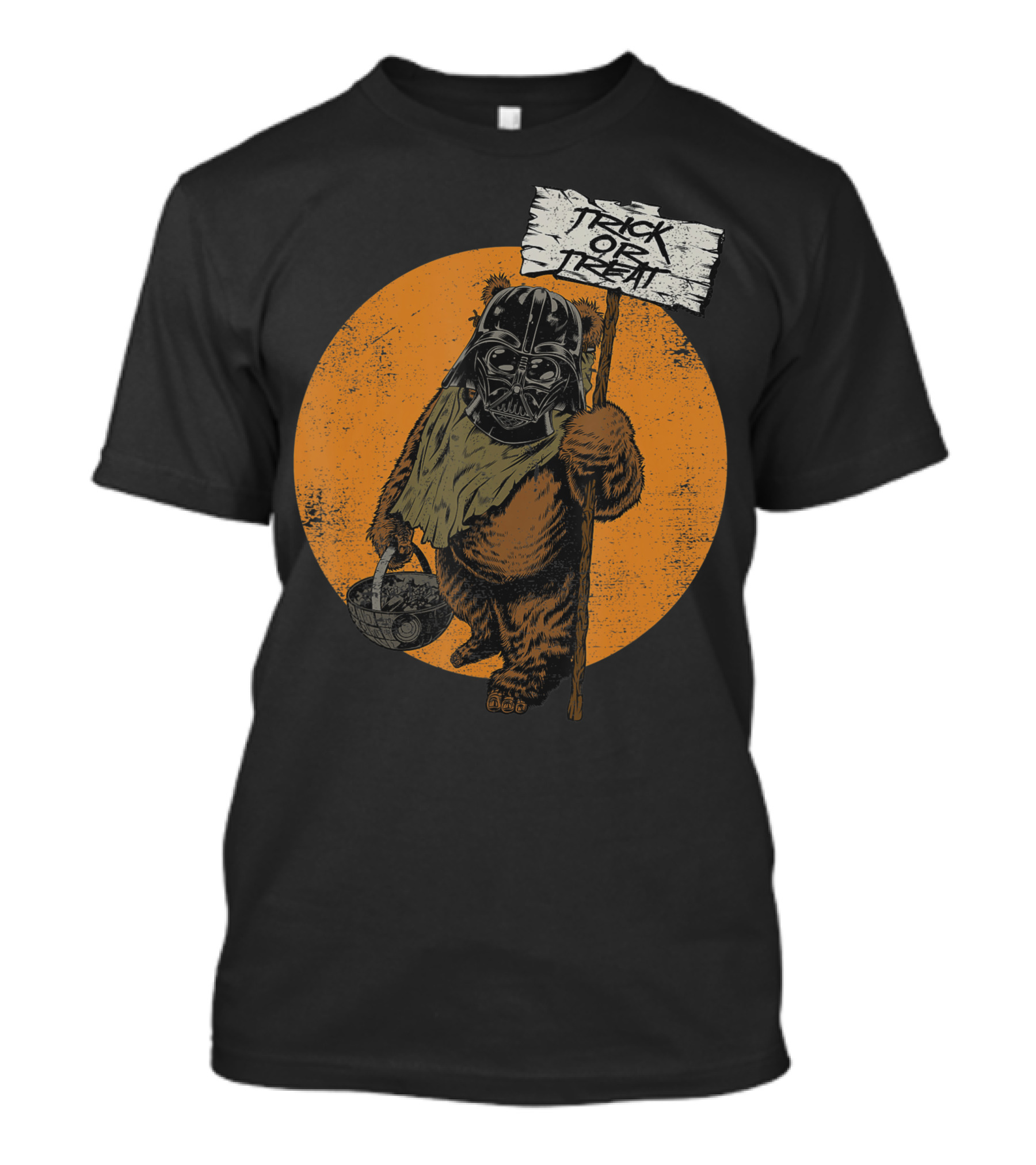 Star Wars Ewok As Darth Vader Trick Or Treat Halloween T-Shirt