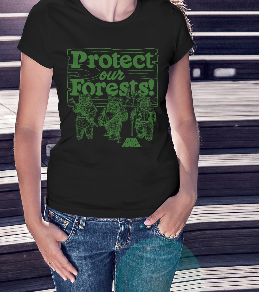Star Wars Ewoks Protect Our Forests T-Shirt