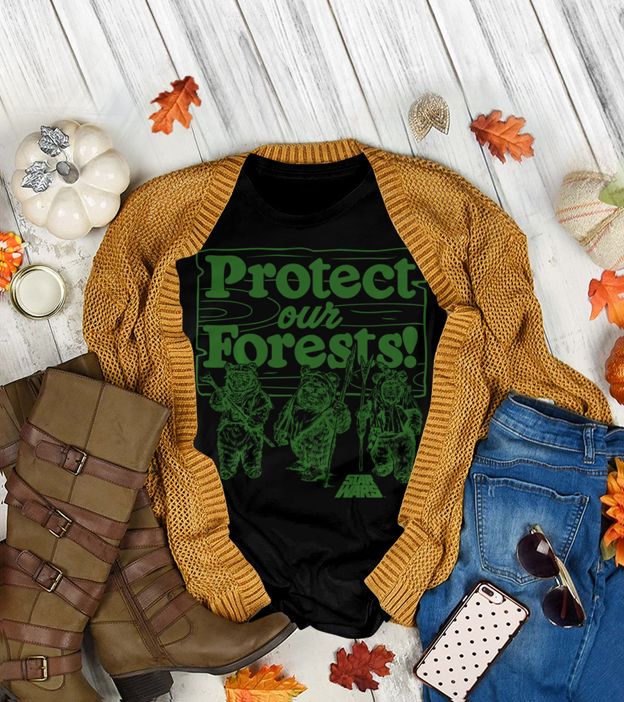 Star Wars Ewoks Protect Our Forests T-Shirt