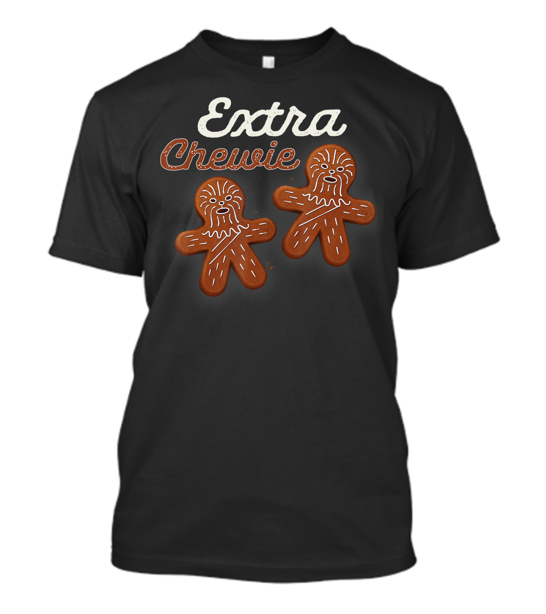 Extra Chewie Chewbacca Star Wars Gingerbread Holiday T-Shirt