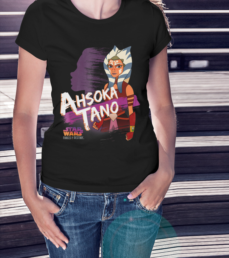 Star Wars Forces Of Destiny Ahsoka Tano Shadow Character T-Shirt
