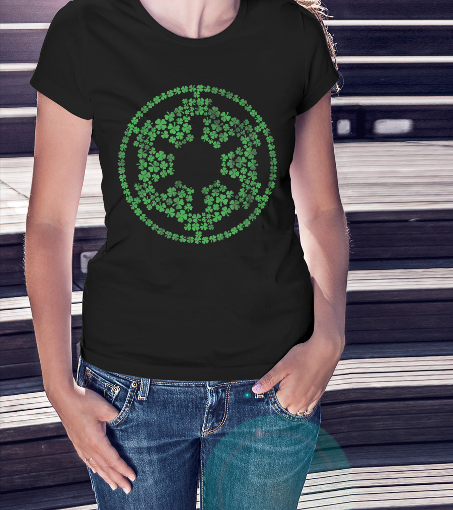 Star Wars Galactic Empire Shamrock Symbol In Green T-Shirt