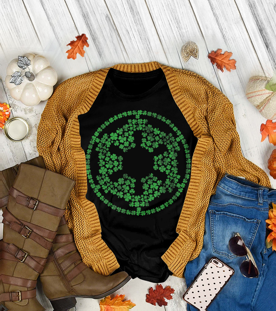Star Wars Galactic Empire Shamrock Symbol In Green T-Shirt