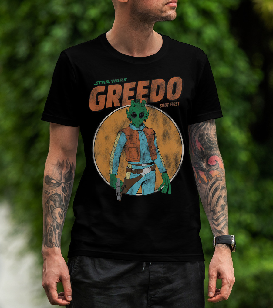 Star Wars Greedo Shot First T-Shirt