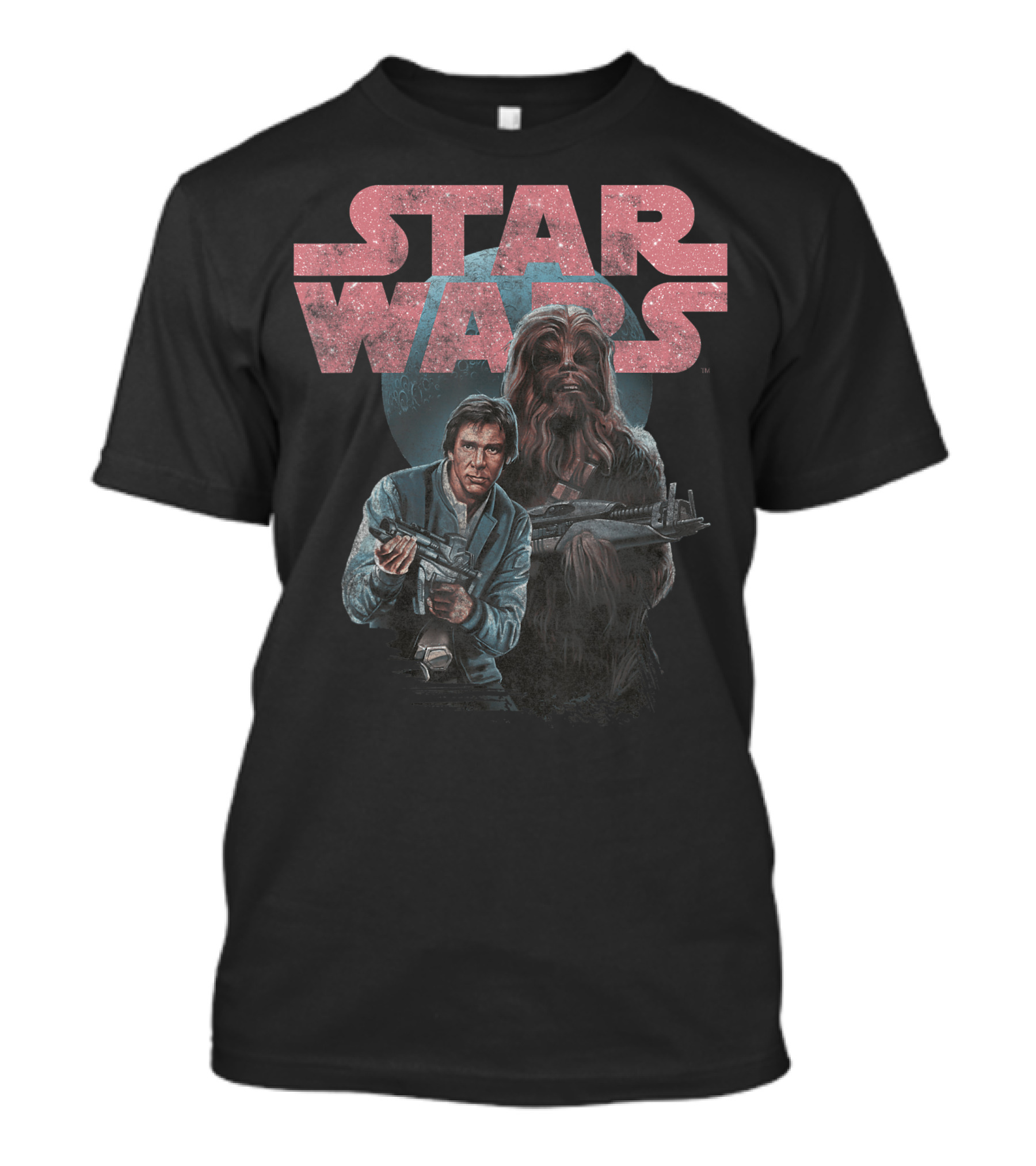 Star Wars Han Solo And Chewbacca Retro T-Shirt