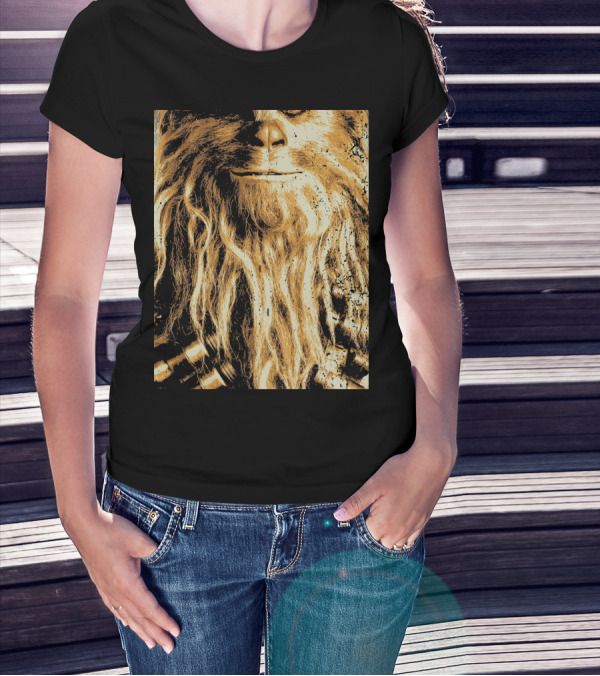 Star Wars Han Solo Chewbacca Co-Pilot Movie T-Shirt