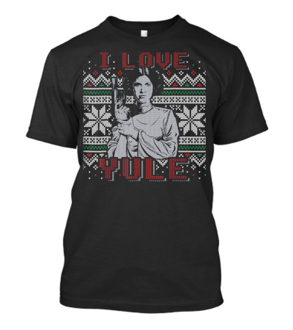 Star Wars I Love Yule Leia Christmas Sweater Humor T-Shirt