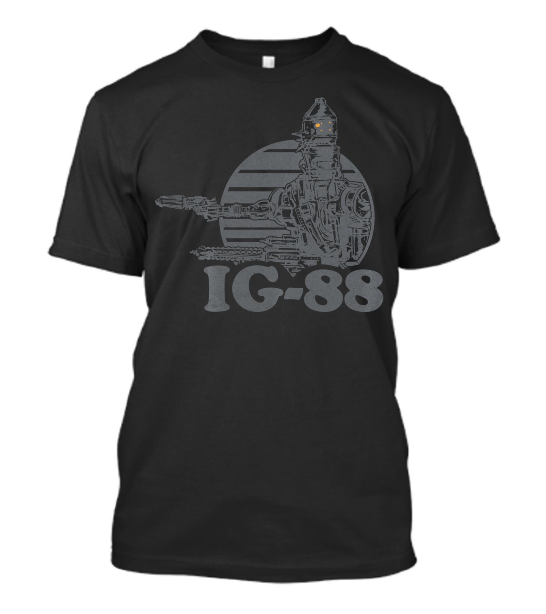 IG-88 Star Wars Bounty Hunter Robot Badge T-Shirt