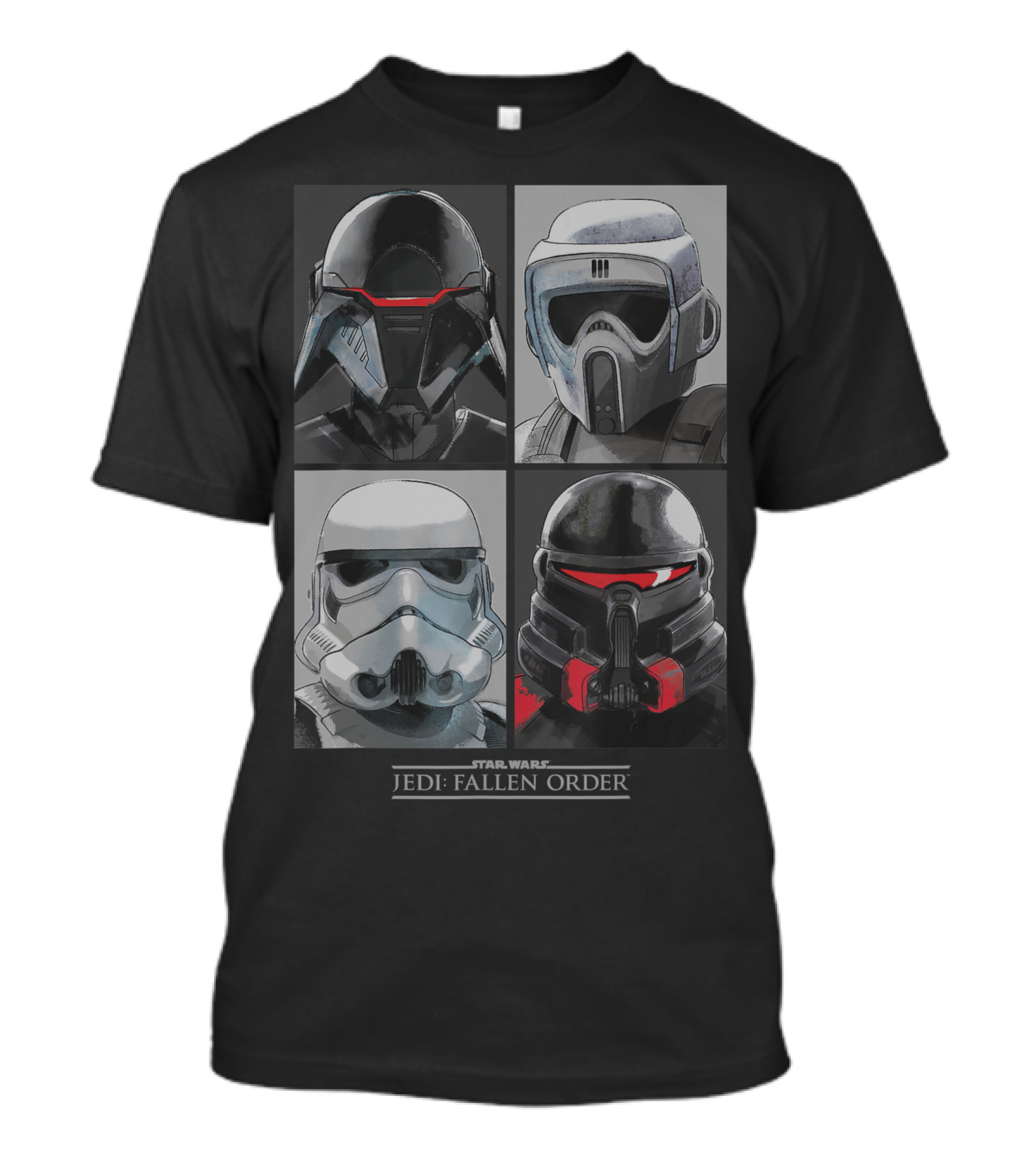 Star Wars Jedi Fallen Order Imperial Troopers Helmets Montage T-Shirt