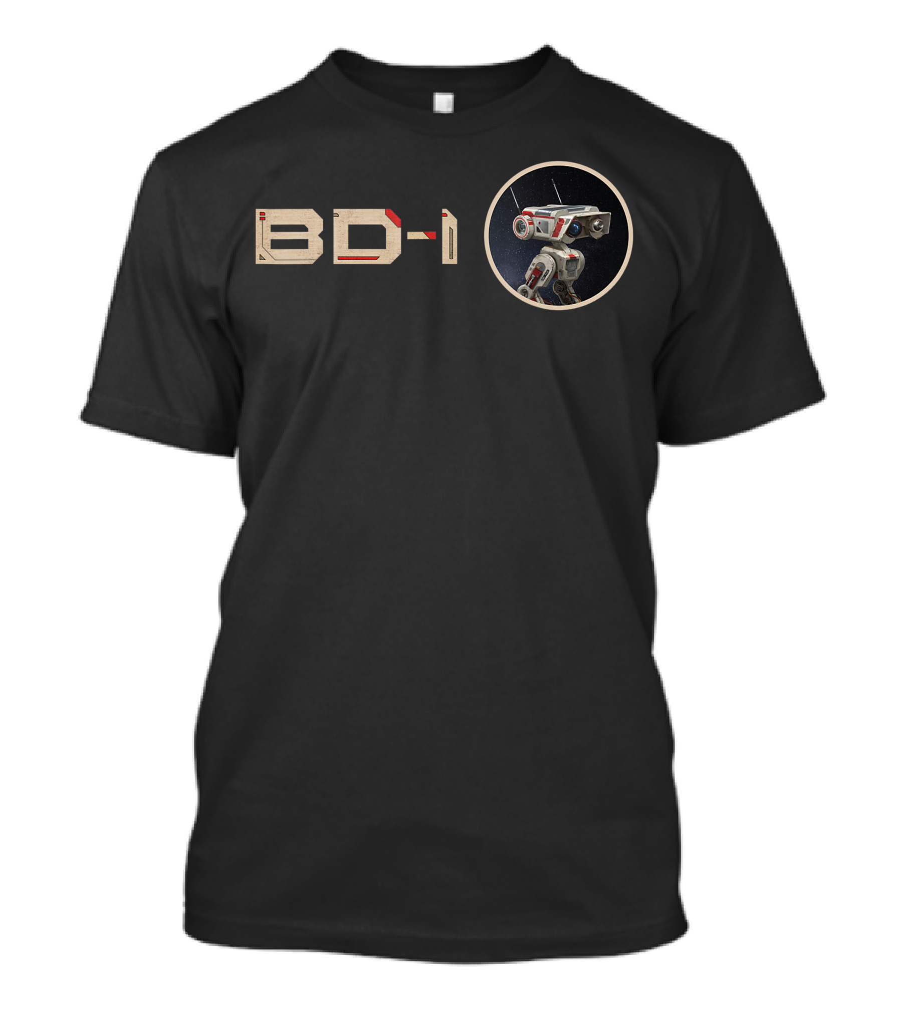 Star Wars Jedi Fallen Order BD-1 Droid Badge T-Shirt