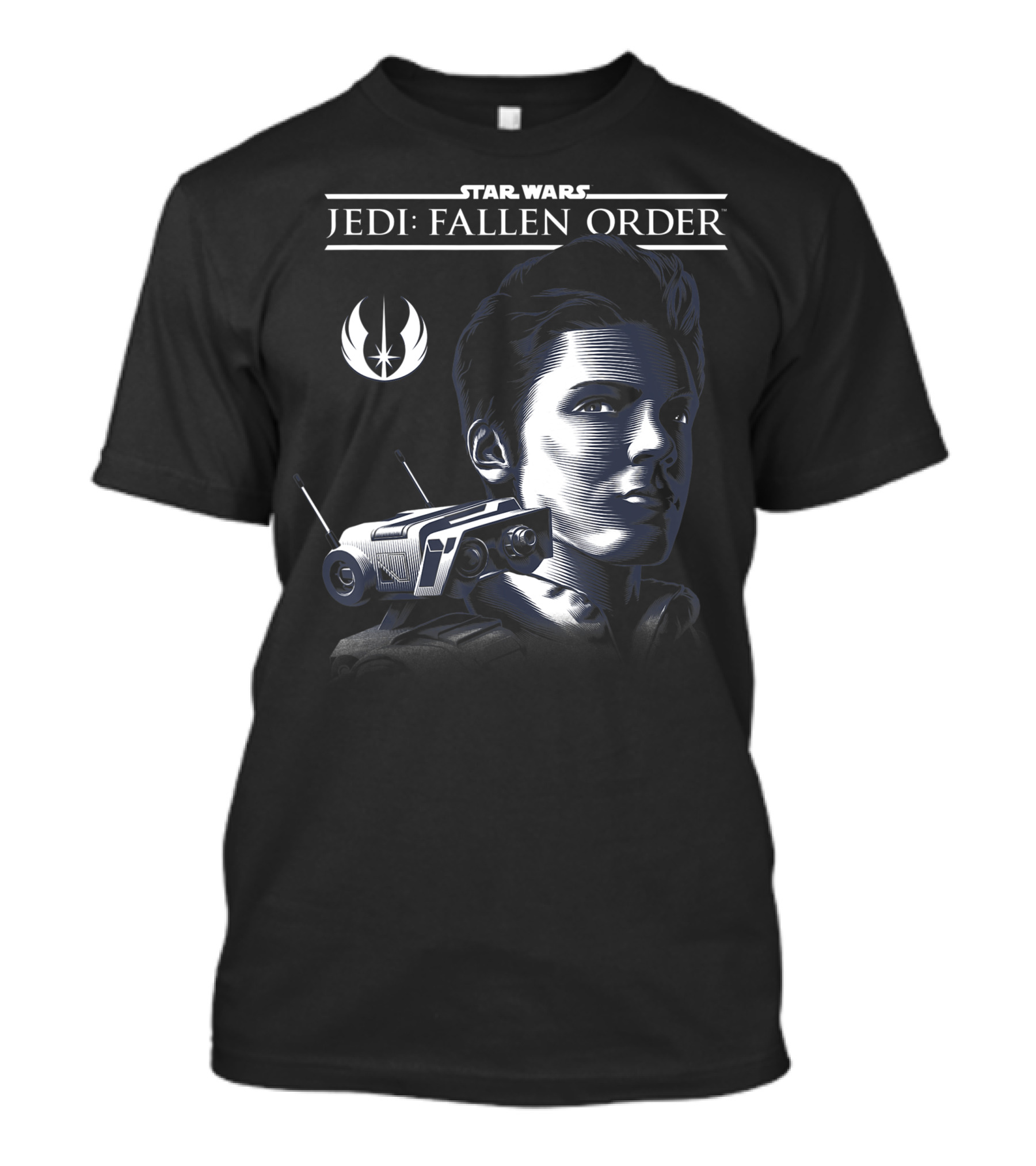Star Wars Jedi Fallen Order Cal Kestis BD-1 Profile T-Shirt