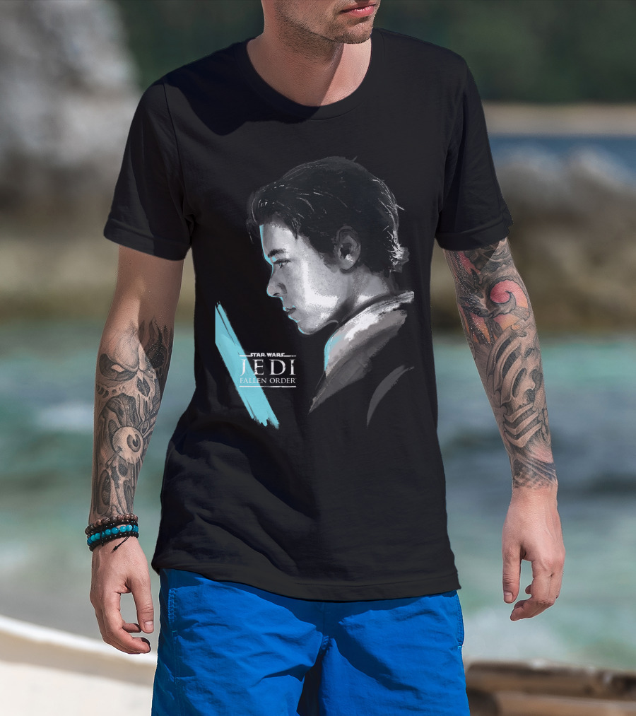 Star Wars Jedi Fallen Order Cal Kestis Profile T-Shirt