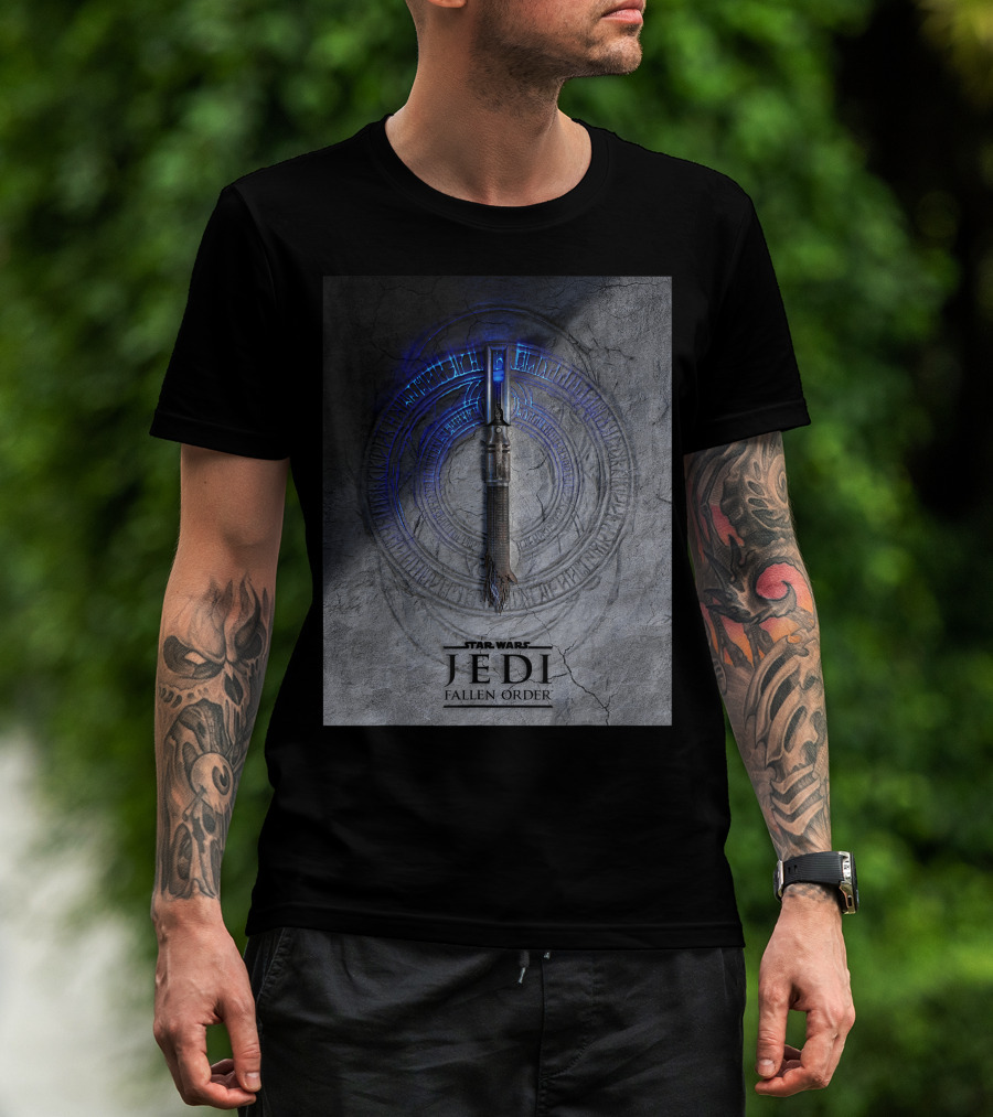 Star Wars Jedi Fallen Order Lightsaber Teaser Image T-Shirt