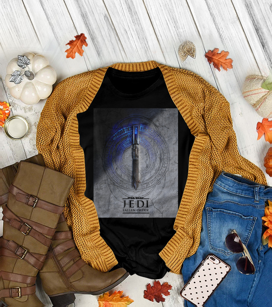 Star Wars Jedi Fallen Order Lightsaber Teaser Image T-Shirt