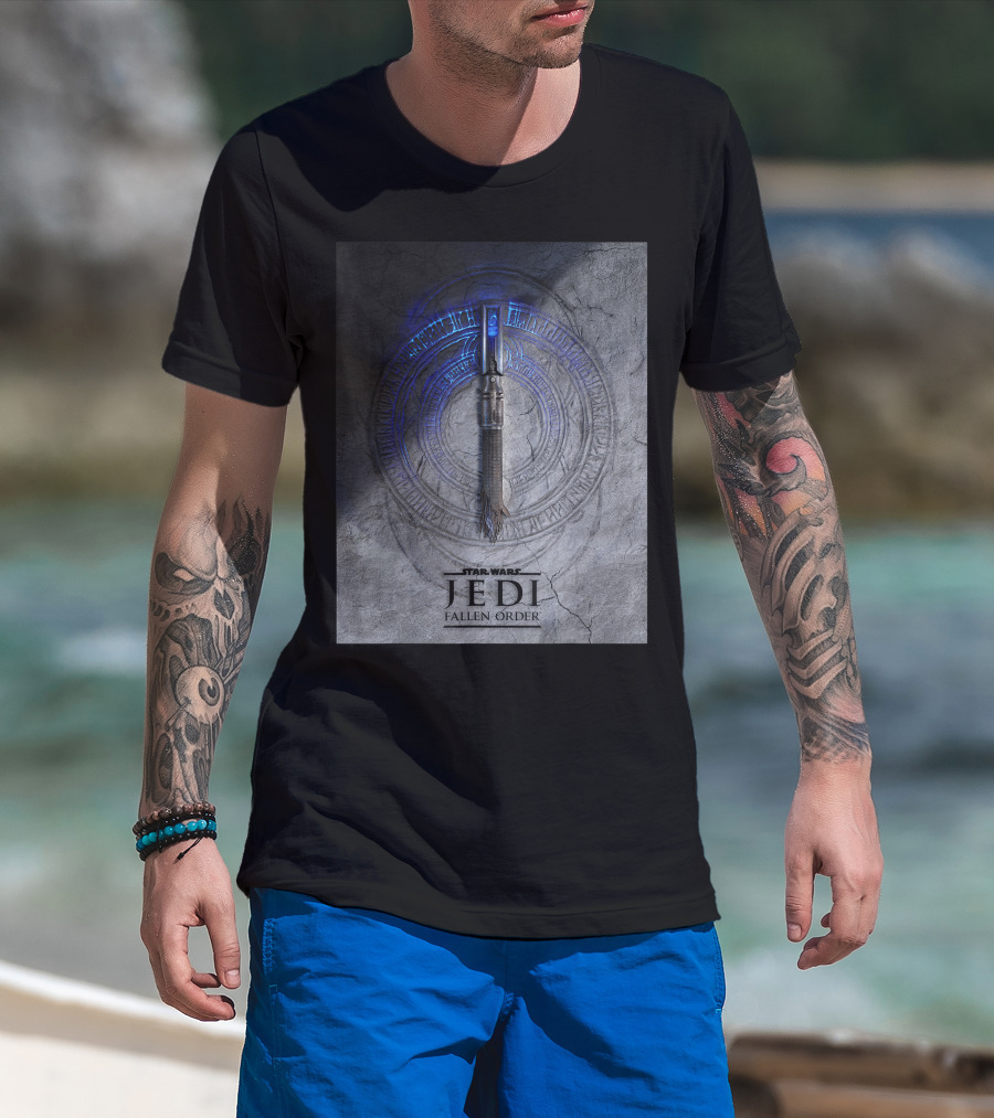 Star Wars Jedi Fallen Order Lightsaber Teaser Image T-Shirt