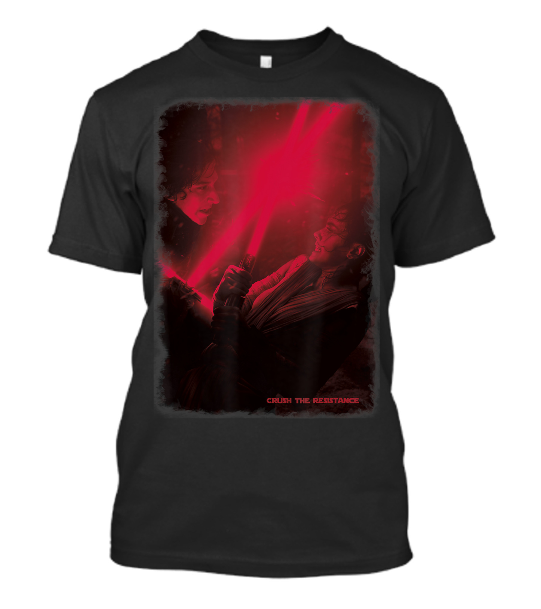 Star Wars Kylo Ren Verses Rey Crush The Resistance Episode T-Shirt