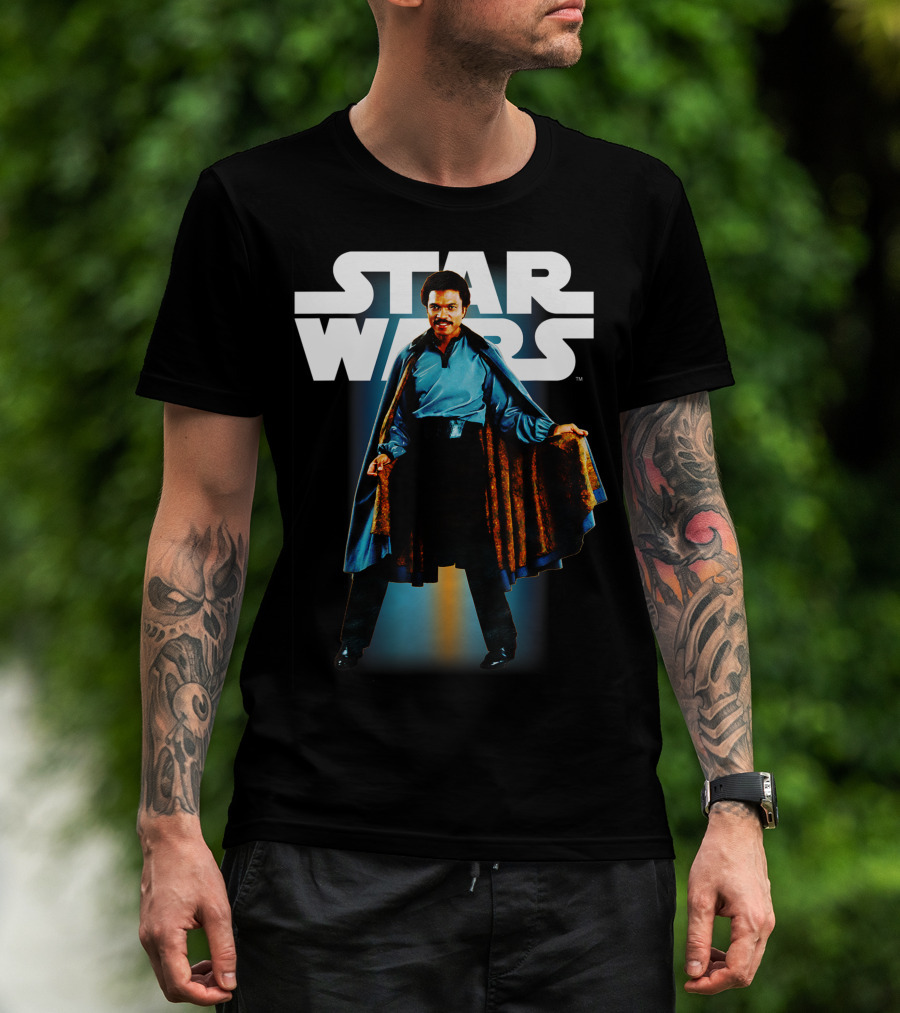 Star Wars Lando Calrissian Iconic Cape Pose T-Shirt
