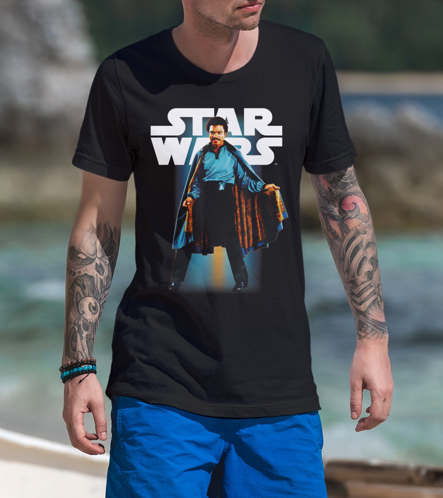 Star Wars Lando Calrissian Iconic Cape Pose T-Shirt
