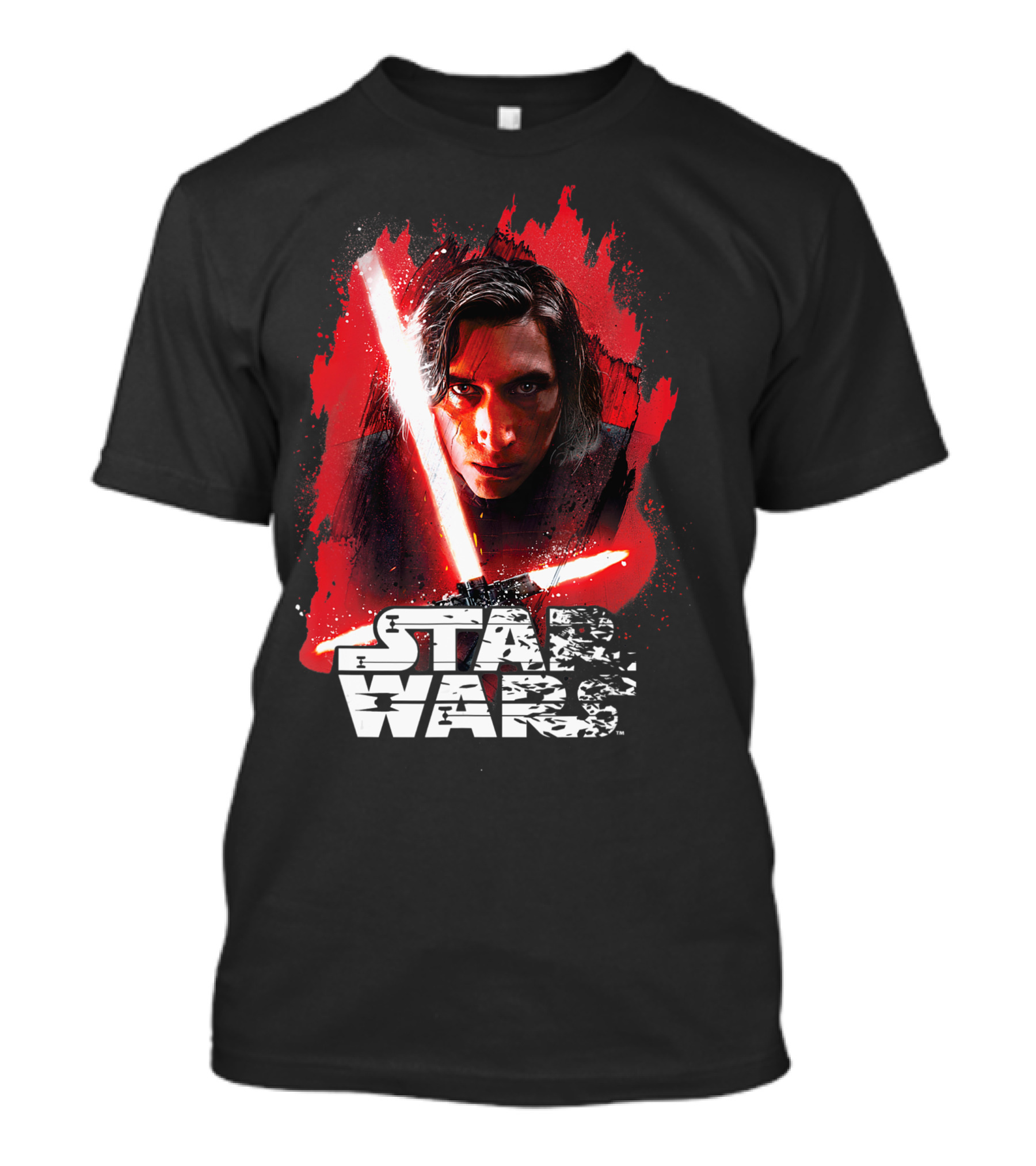 Star Wars Kylo Ren Last Jedi Red Paint T-Shirt