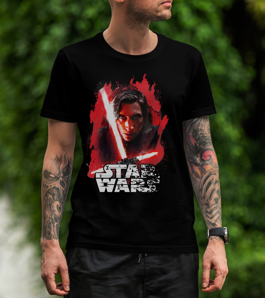 Star Wars Kylo Ren Last Jedi Red Paint T-Shirt