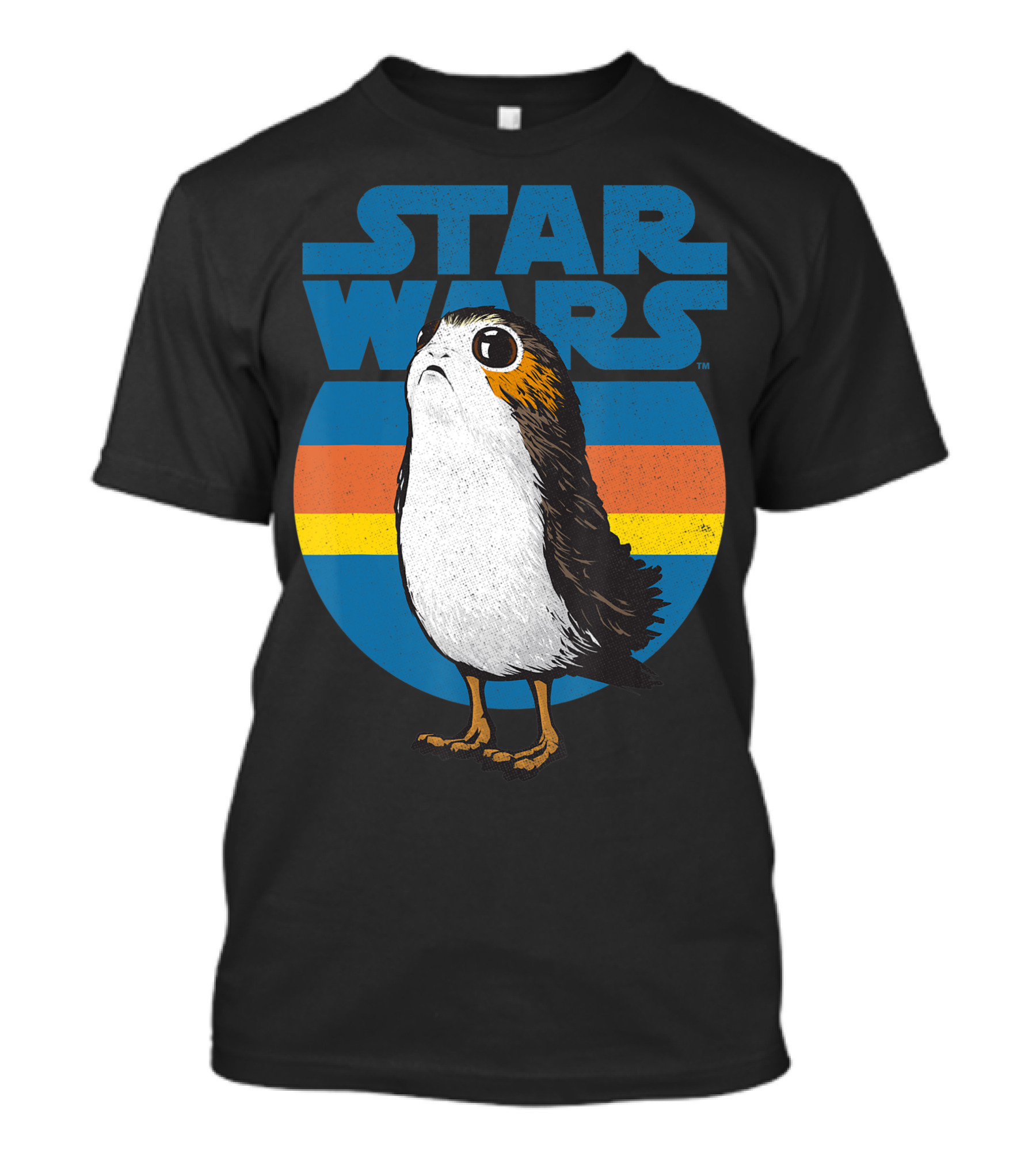 Star Wars Porg Stripes The Last Jedi T-Shirt
