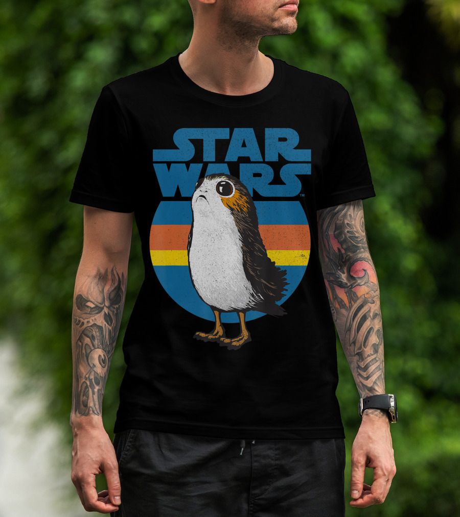 Star Wars Porg Stripes The Last Jedi T-Shirt
