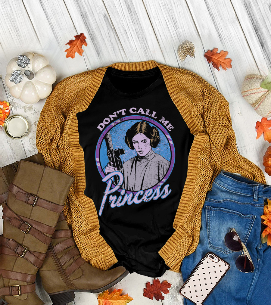 Star Wars Don't Call Me Princess Leia Badge T-Shirt